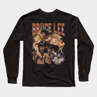 Bruce Lee Vintage Bootleg Long Sleeve T-Shirt